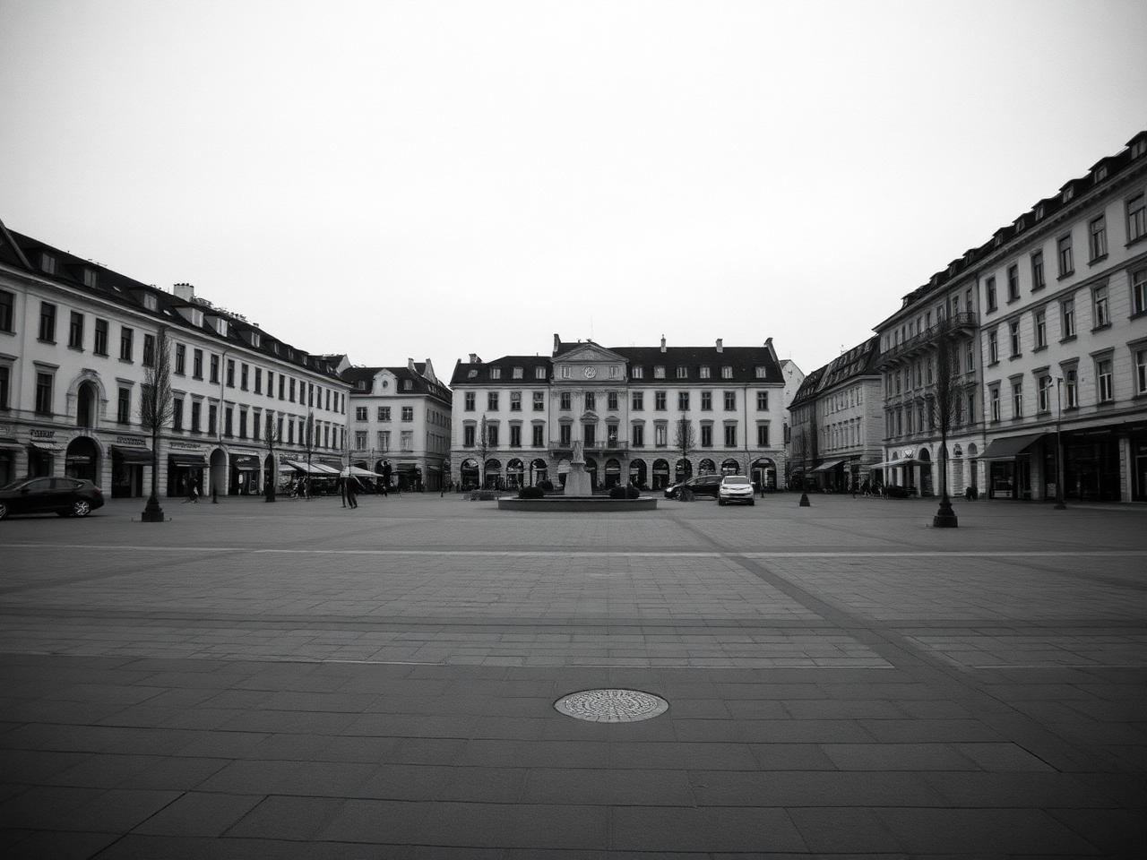 A shared open space in a city, used by people at rest.